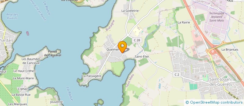 localisation de l'entreprise SCI FEU EMERAUDE  SAINT-MALO