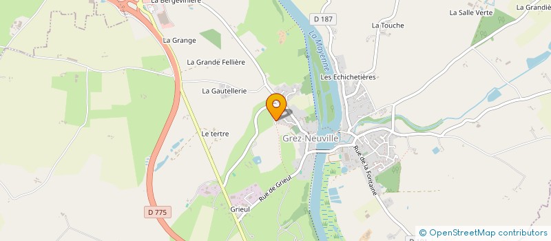 localisation de l'entreprise SCI FEUDONNET à GREZ-NEUVILLE