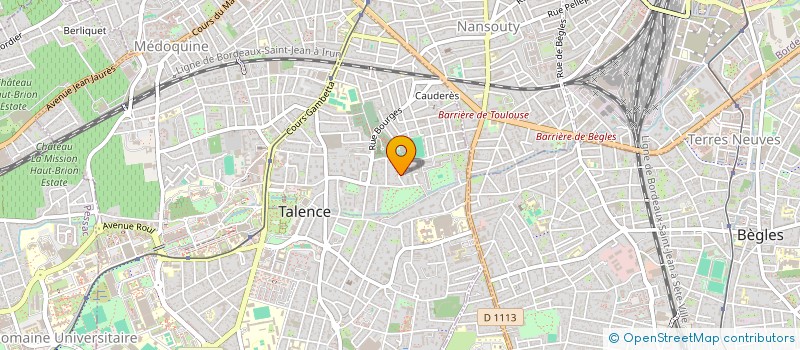 localisation de l'entreprise SCI FEUILLADE  TALENCE