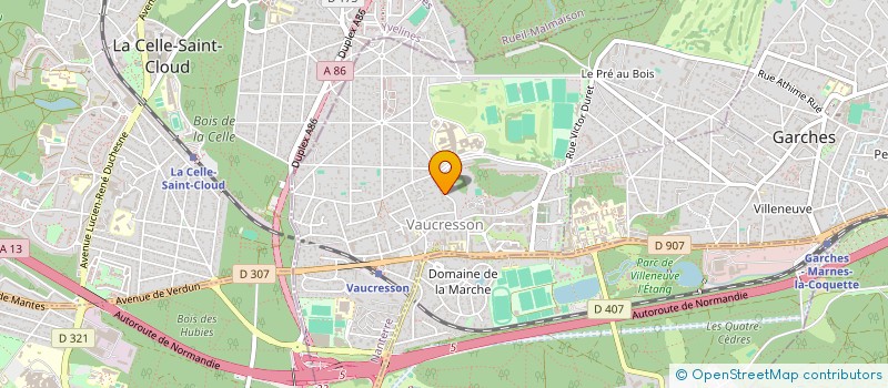 localisation de l'entreprise SCI FEUILLAUME à VAUCRESSON
