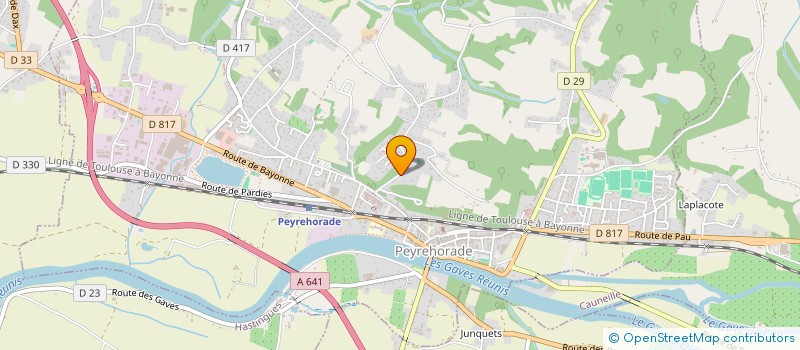 localisation de l'entreprise SCI FEUILLE  PEYREHORADE