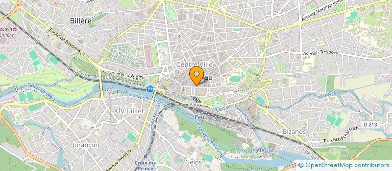 localisation de l'entreprise SCI FEUILLE D'ERABLE à PAU