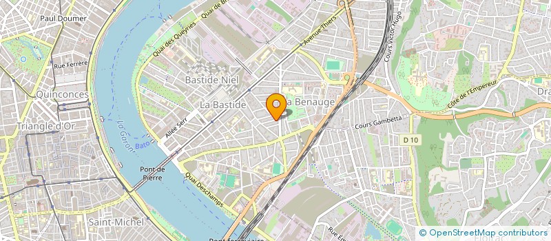 localisation de l'entreprise SCI FEUILLE DE CHENE  BORDEAUX