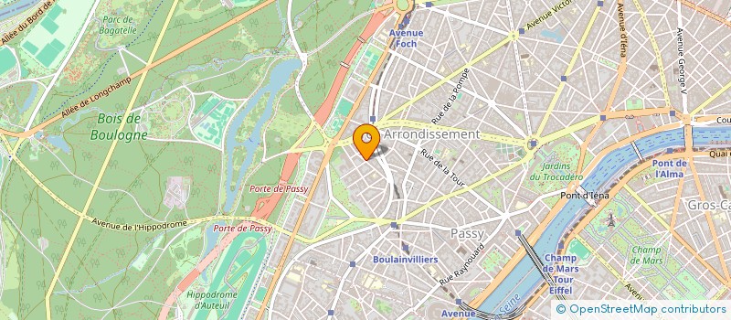 localisation de l'entreprise SCI FEUILLET 2  PARIS