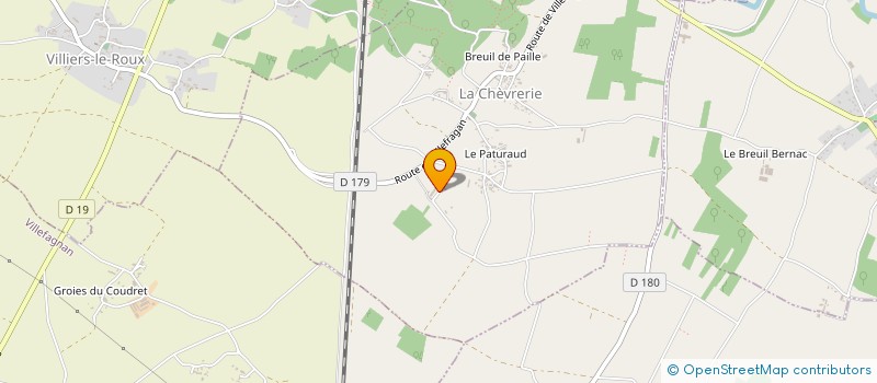 localisation de l'entreprise SCI FEUILLETRIE à PAIZAY-NAUDOUIN-EMBOURIE