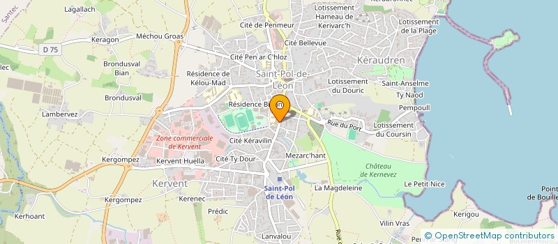 localisation de l'entreprise SCI FEUNTEUN CADIOU  SAINT-POL-DE-LEON