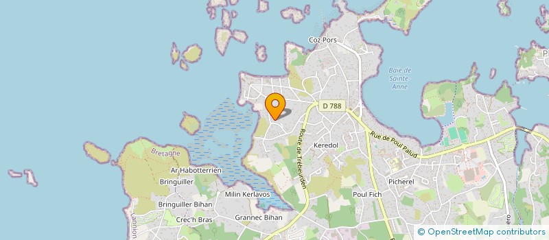 localisation de l'entreprise SCI FEUNTEUNA.S  TREGASTEL