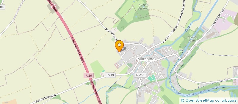 localisation de l'entreprise SCI FEUTRY L-B  MARCOING