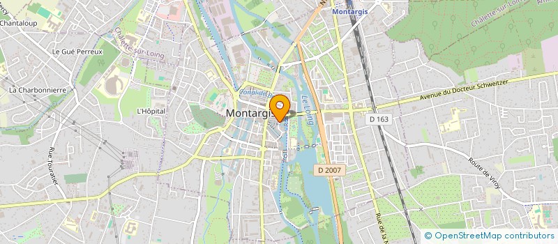localisation de l'entreprise SCI FEVE à MONTARGIS