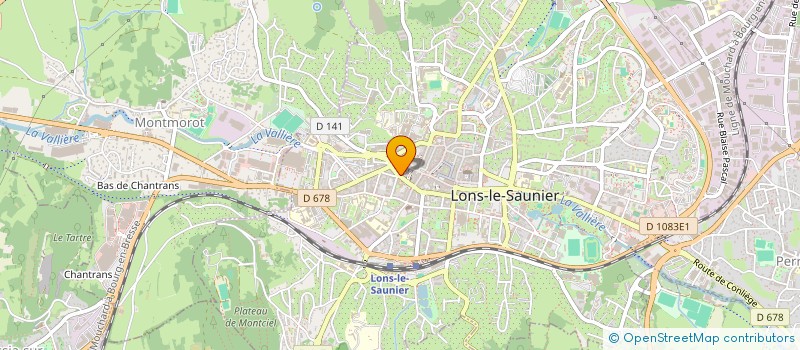 localisation de l'entreprise SCI FEVELAT  LONS-LE-SAUNIER