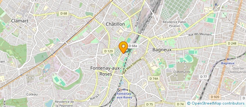 localisation de l'entreprise SCI FEVRE IMMO à FONTENAY-AUX-ROSES