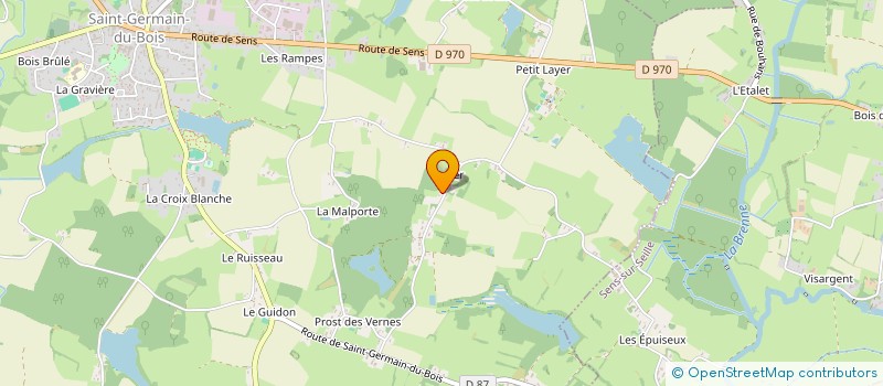 localisation de l'entreprise SCI FEVRE IMMO à SAINT-GERMAIN-DU-BOIS
