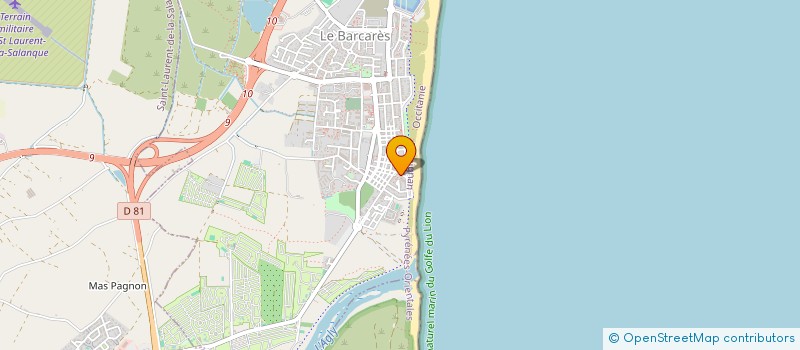 localisation de l'entreprise SCI FEVRIER  LE BARCARES