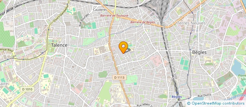 localisation de l'entreprise SCI FEVRIER  BEGLES