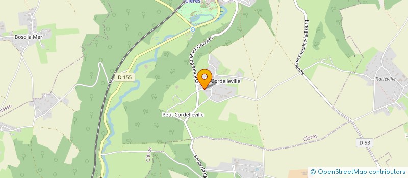 localisation de l'entreprise SCI FEVRIER  CLERES