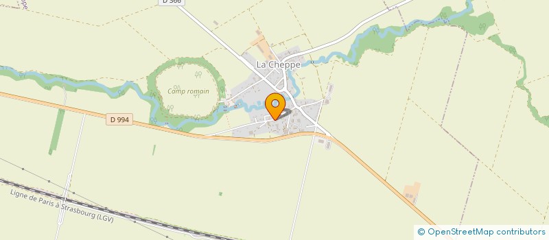 localisation de l'entreprise SCI FEVRIER IMMOBILIER  LA CHEPPE