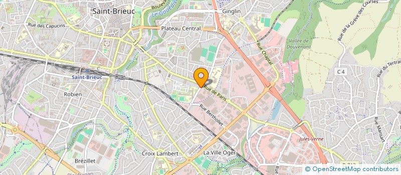 localisation de l'entreprise SCI FEYB à SAINT-BRIEUC