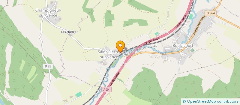 localisation de l'entreprise SCI FEYO  SAINT-PIERRE-SUR-VENCE