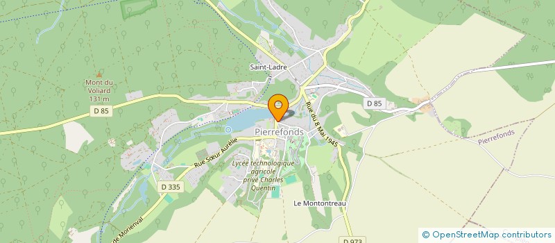 localisation de l'entreprise SCI FEZELOT IMMO  PIERREFONDS