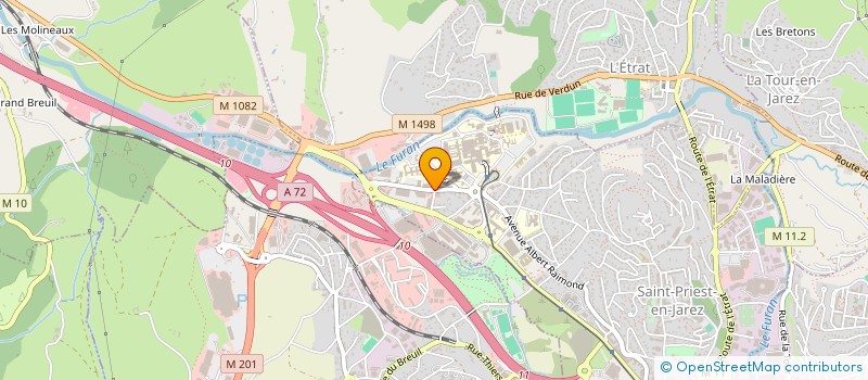 localisation de l'entreprise SCI FF  SAINT-PRIEST-EN-JAREZ