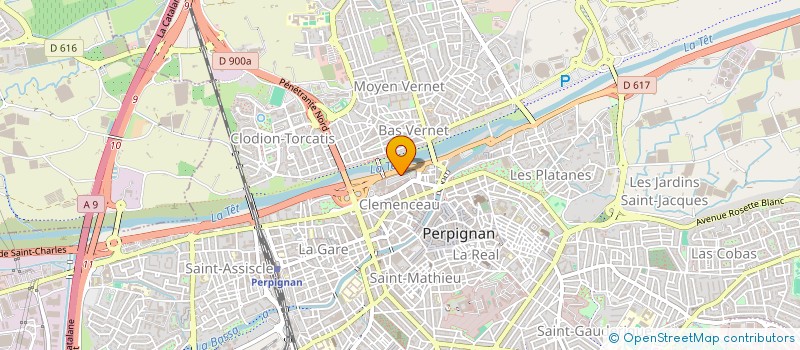 localisation de l'entreprise SCI FF à PERPIGNAN