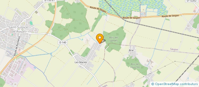 localisation de l'entreprise SCI FF QUATRE FEUILLES  SAINT-SULPICE-DE-ROYAN