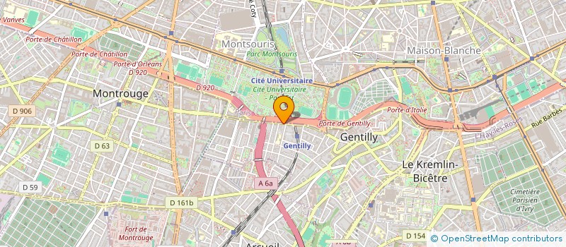 localisation de l'entreprise SCI FFAD  GENTILLY