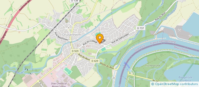 localisation de l'entreprise SCI FFB  DRUSENHEIM