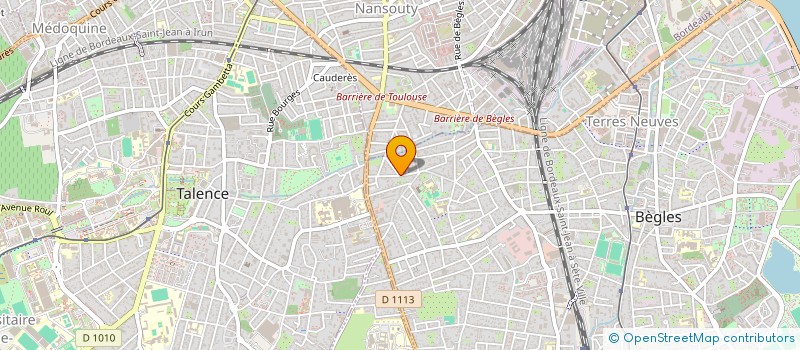 localisation de l'entreprise SCI FFCM à BEGLES