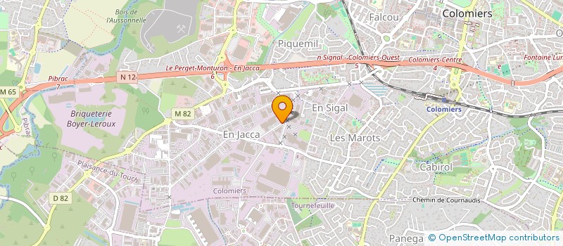 localisation de l'entreprise SCI FFI à COLOMIERS
