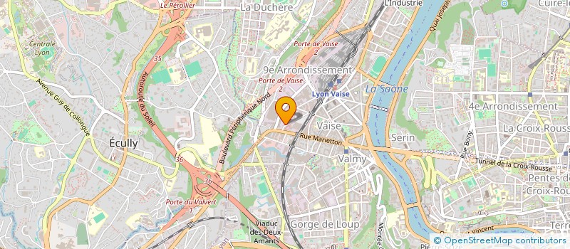 localisation de l'entreprise SCI FFMB  LYON