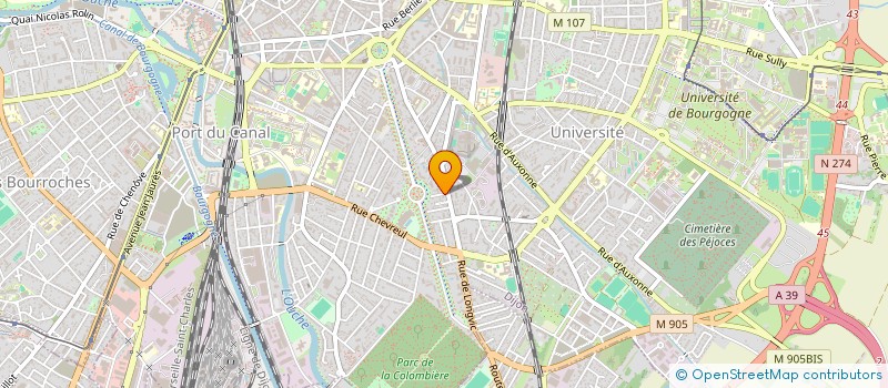 localisation de l'entreprise SCI FFPB à DIJON