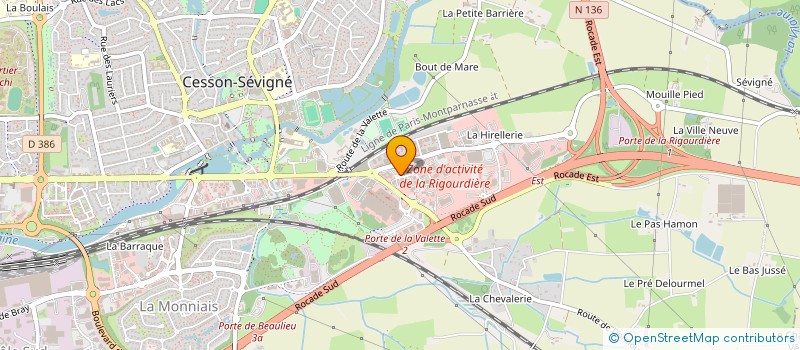 localisation de l'entreprise SCI FFR SAINT JACQUES à CESSON-SEVIGNE