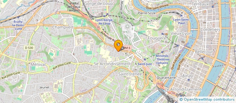 localisation de l'entreprise SCI FFT  LYON