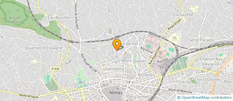 localisation de l'entreprise SCI FFTG  NIMES