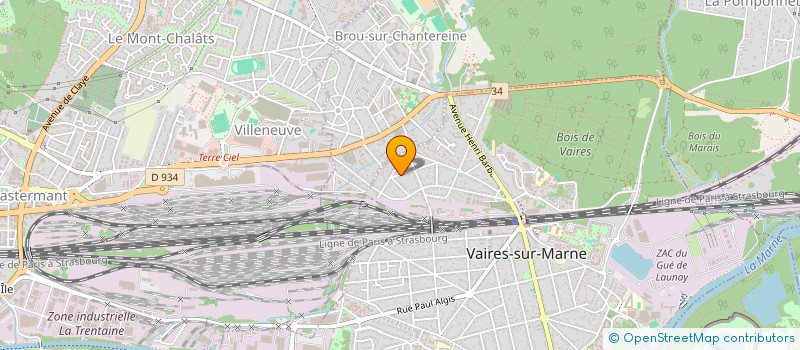 localisation de l'entreprise SCI FFTSANSL  VAIRES-SUR-MARNE