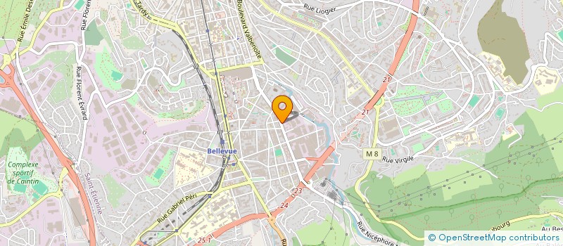 localisation de l'entreprise SCI FG  SAINT-ETIENNE