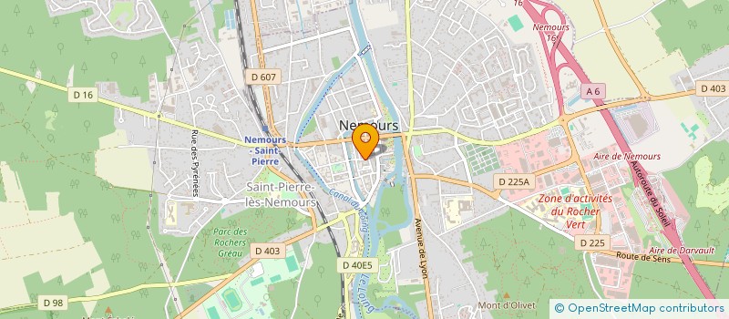 localisation de l'entreprise SCI FG  NEMOURS