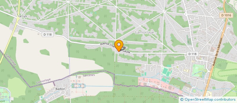 localisation de l'entreprise SCI FG  LAMORLAYE