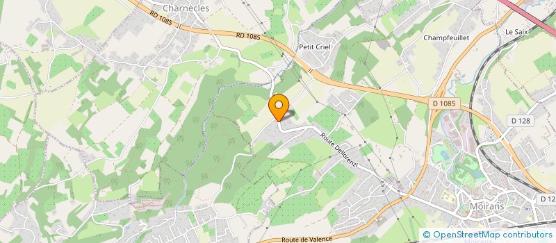 localisation de l'entreprise SCI FG  MOIRANS