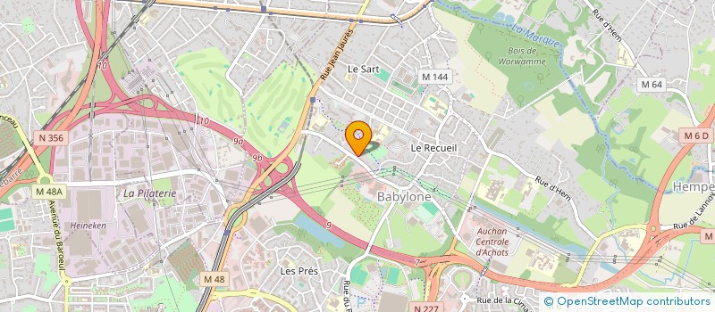 localisation de l'entreprise SCI FG + C à VILLENEUVE-D'ASCQ