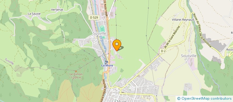 localisation de l'entreprise SCI FG IMMO  LA MURE