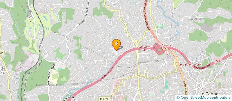 localisation de l'entreprise SCI FG IMMOBILIER à MOUGINS