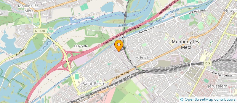 localisation de l'entreprise SCI FG INVESTISSEMENT à MONTIGNY-LES-METZ