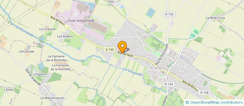 localisation de l'entreprise SCI FG PRAHECQ  PRAHECQ