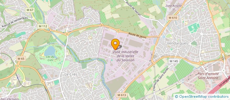 localisation de l'entreprise SCI FG22 à VENDARGUES