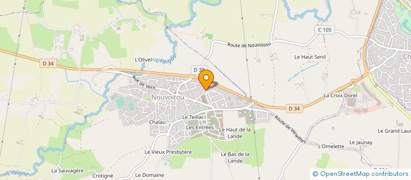 localisation de l'entreprise SCI FG2M  NOUVOITOU