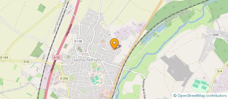 localisation de l'entreprise SCI FG2P  JAUNAY-MARIGNY