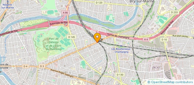 localisation de l'entreprise SCI FGA  CHAMPIGNY-SUR-MARNE