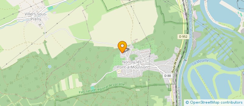 localisation de l'entreprise SCI FGB  NORROY-LES-PONT-A-MOUSSON